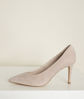 Picture of KELLY NUDE SUEDE HIGH HEELS